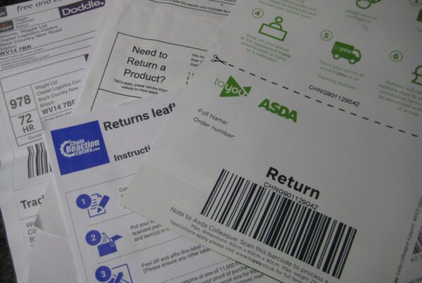 Stamp Free returns labels